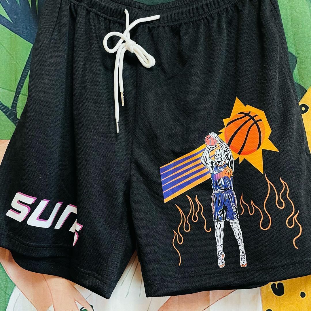 SUNS バスケ 短パン ショートパンツ 半ズボン NBA メンズ 新品 ２XL ハイデザイン オシャレ お洒落 男性 スポーツ - メルカリ