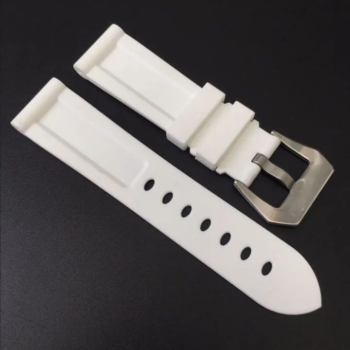 パネライ 純正22mm 白ラバーベルト