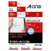 限定SALE，高品質 ラベルシールA4 全面100枚 28422【エーワン】 プリンター用紙・コピー用紙