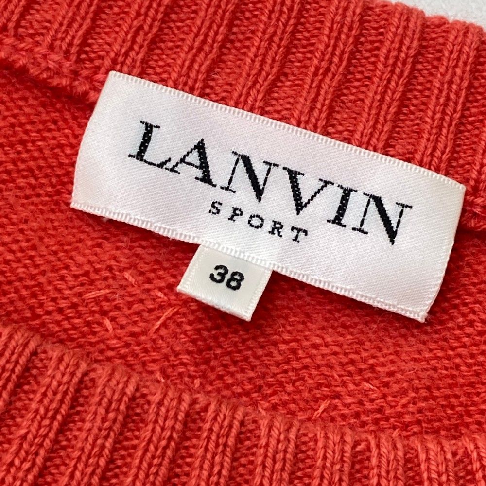 サイズ：38 LANVIN SPORT ランバン スポール カシミヤ ニットセーター