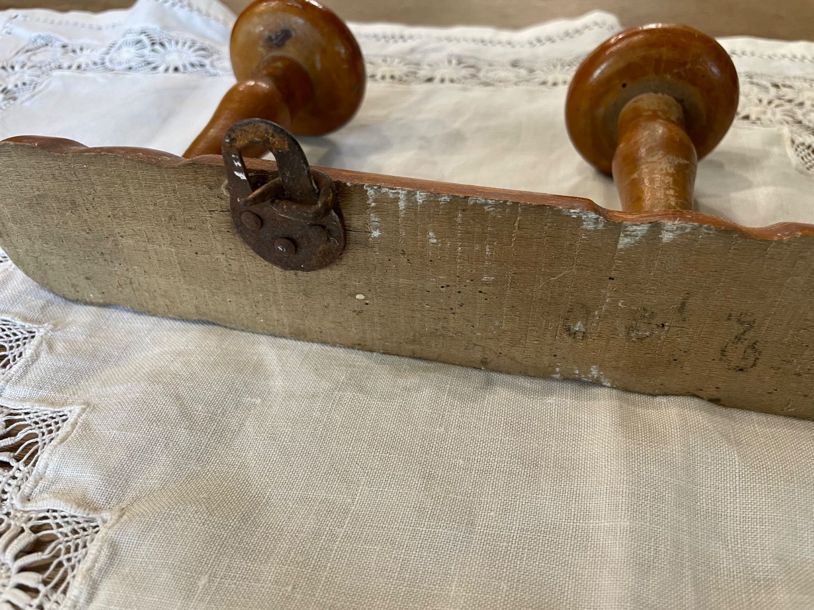 フランスアンティーク 壁掛けフック木製 q102-2.jpg