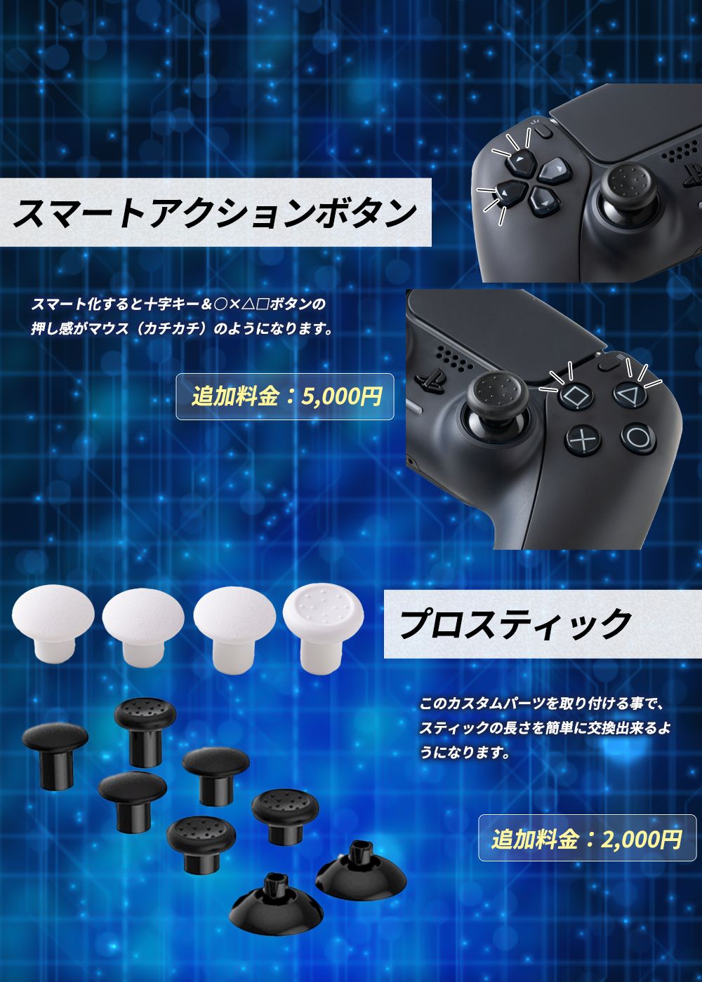 MERKA.G PS5 / PC 対応 コントローラー パドルタイプ 背面2つ - メルカリ