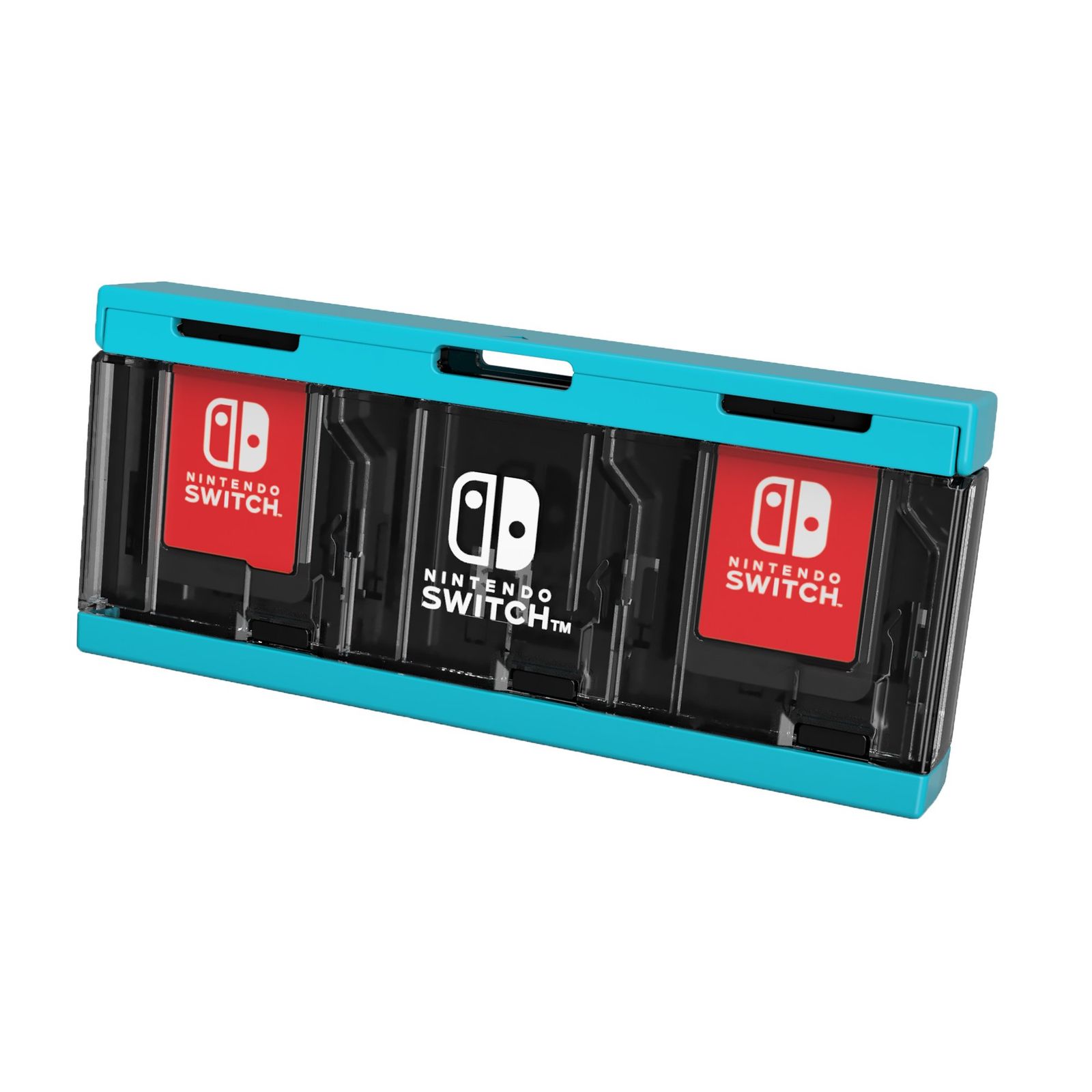 プッシュカードケース6 for Nintendo Switch ネオンブルー 任天堂ライセンス商品】プッシュカードケース6 for Nintendo