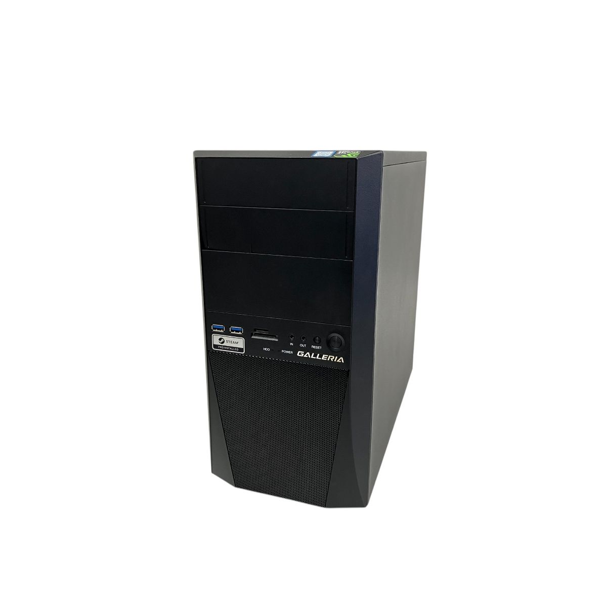 THIRDWAVE GALLERIA DJ デスクトップ PC 8GB HDD 1TB SSD 256GB GeForce GTX 1660 Core i5 9400F 2.90GHz Windows 11 Home T9879846