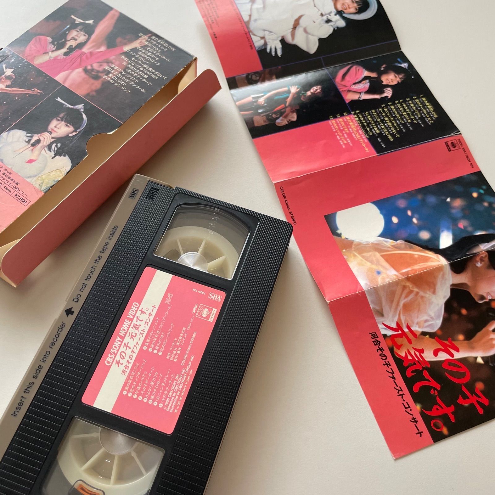 河合その子 ファーストコンサート その子 元気です。 VHS - TMレコード