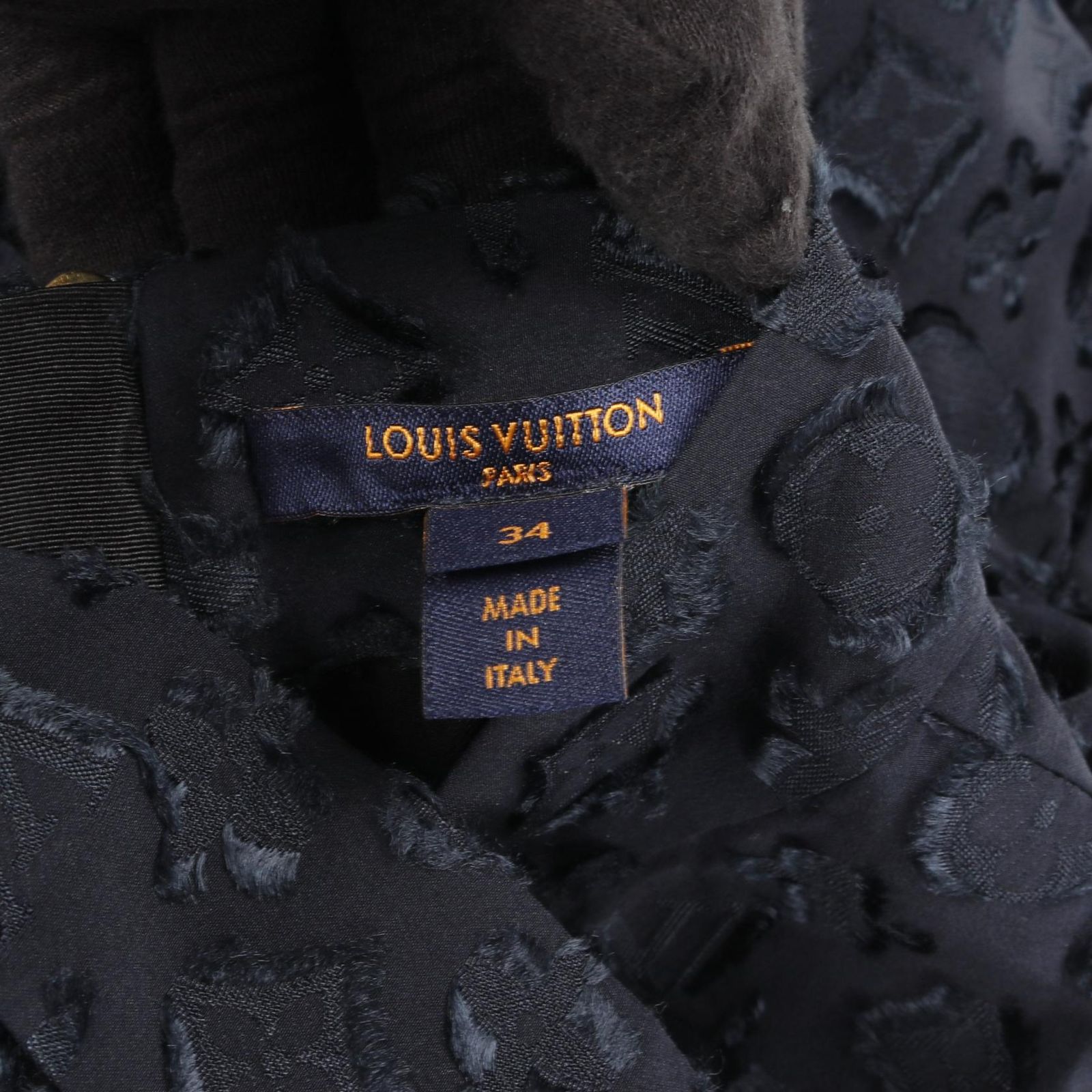 ルイ・ヴィトン LOUIS VUITTON ワンピース モノグラム シルク