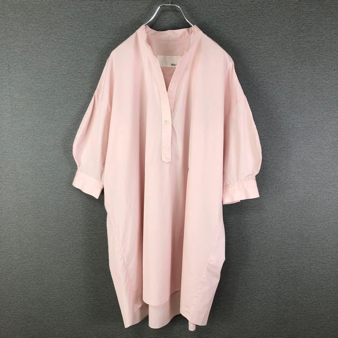 Whim Gazette 2025 SS 刺繍チュニックシャツ F ピンク ウィムガゼット
