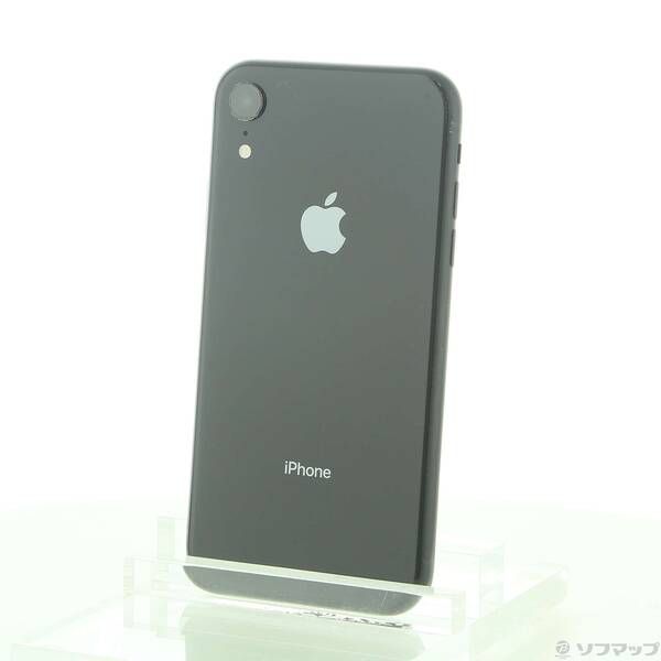 中古品〕 iPhoneXR 128GB ブラック MT0G2J／A SIMフリー【305】