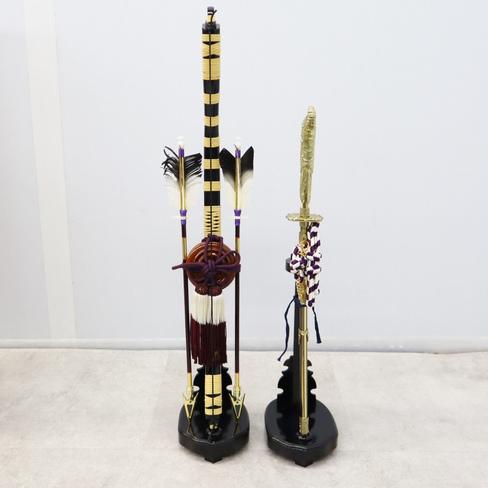 △行事もの ｜御弓太刀揃｜伯峰作 ｜五月人形 弓太刀飾り 子供の日