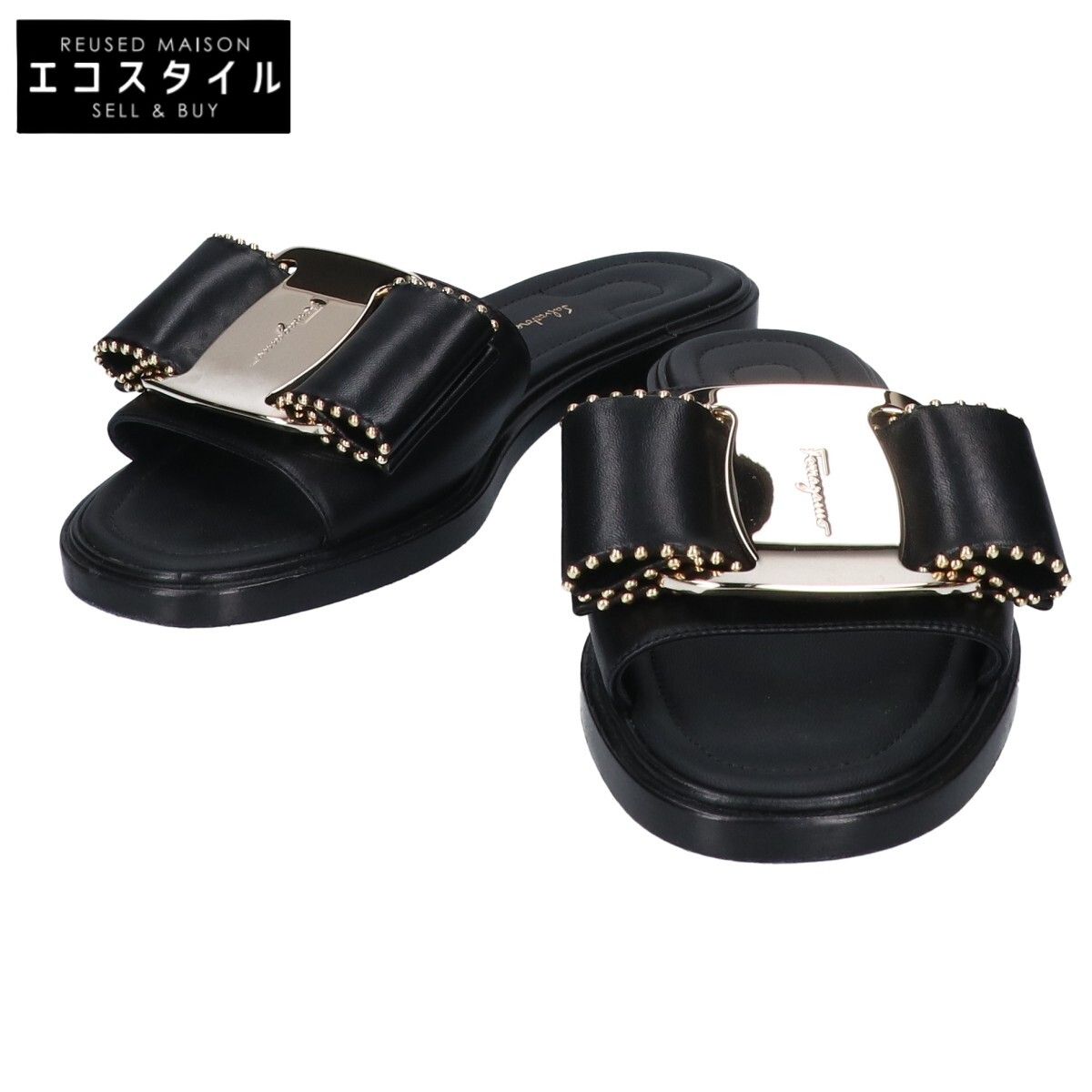 Salvatore Ferragamo サルヴァトーレフェラガモ 【美品】ヴァラリボン 