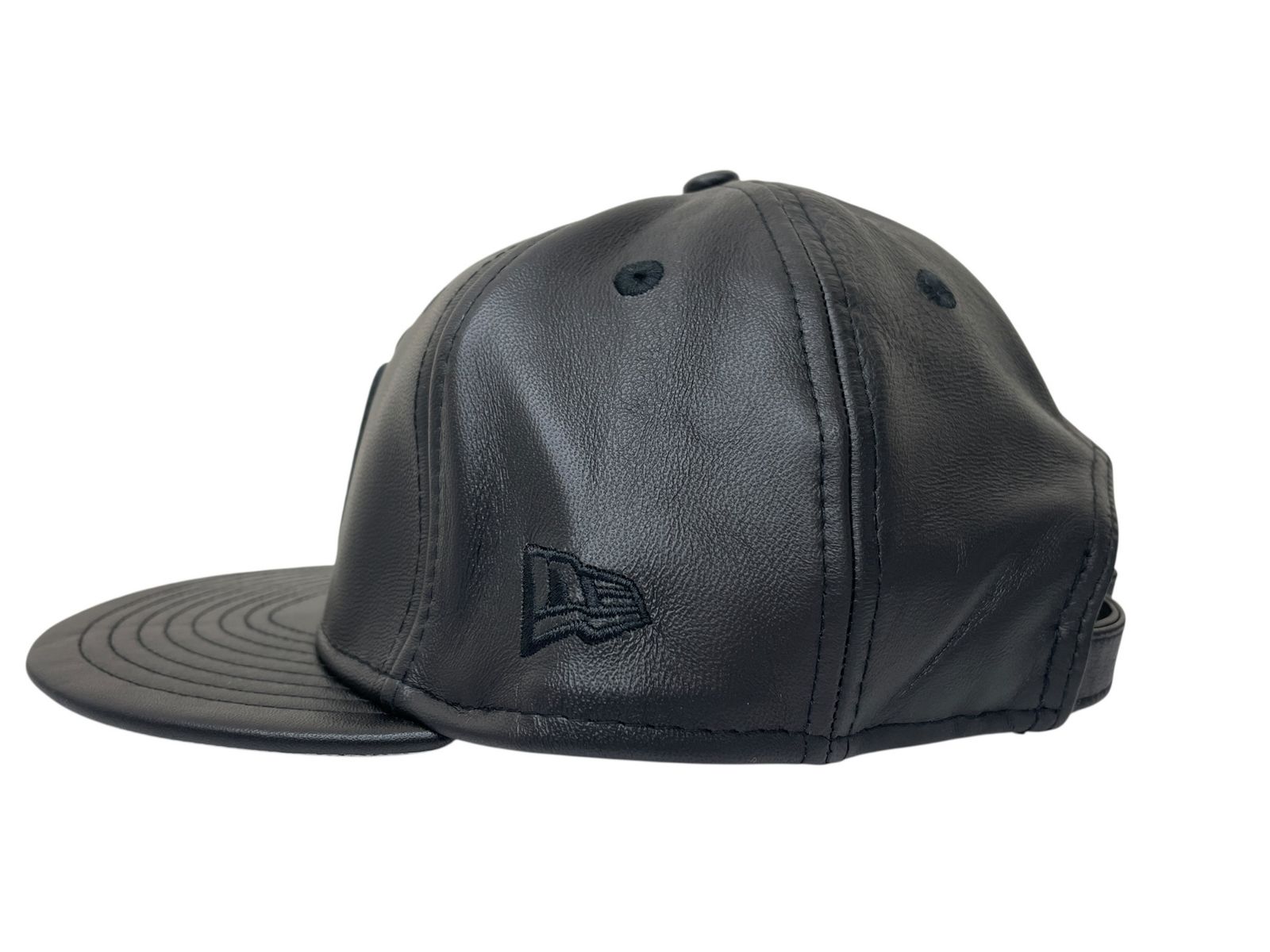 NEWERA ニューエラ レザーキャップ GENUINE LEATHER CAP 本革 MLB サンディエゴ パドレス 60585337 F ブラック メンズ|049