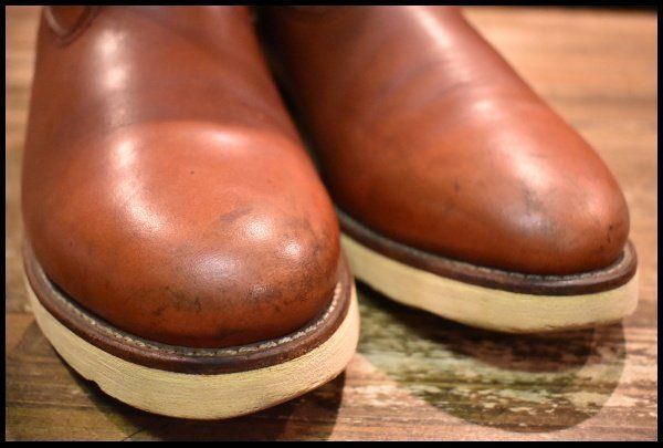 7.5E 良品 緑犬タグ 94年】レッドウィング 866 ペコス 赤茶