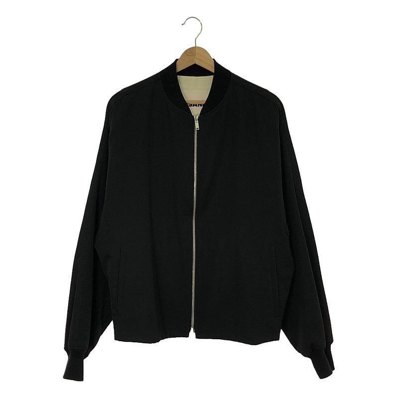 JILSANDER 2019aw ウール ジップ パンツ ジャケット ダウン JIL SANDER / ジルサンダー | 2019AW | ウール 中綿入り リバーシブル