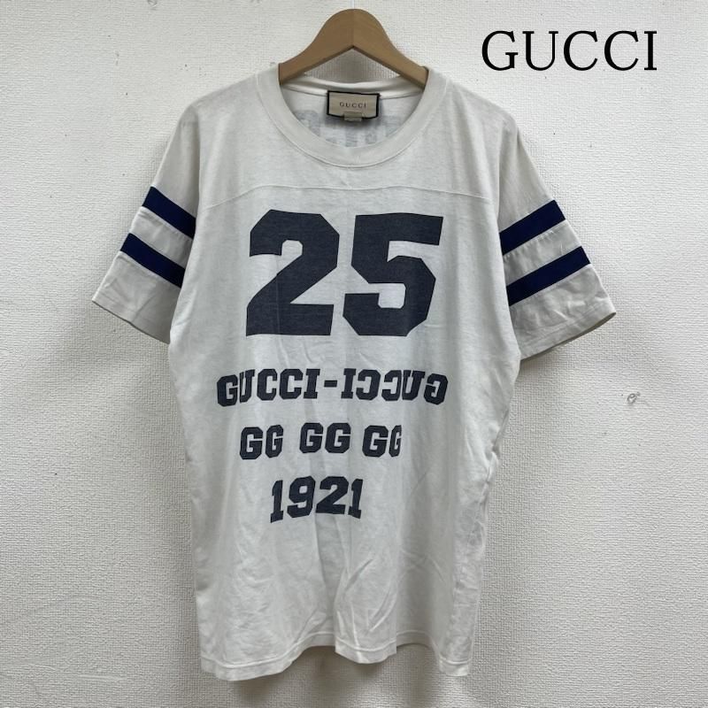 GUCCI グッチ 655459 ナンバリングプリント 半袖Tシャツ GUCCI グッチ Tシャツ 半袖 21AW 655459 ナンバリング プリント