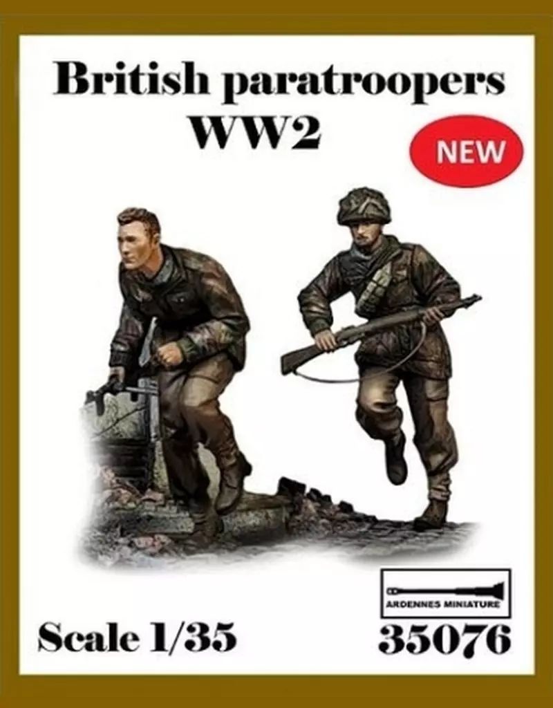 プラモデル 1|35 WWII イギリス空挺部隊員セット 2体入 レジンキャストキット AR35076