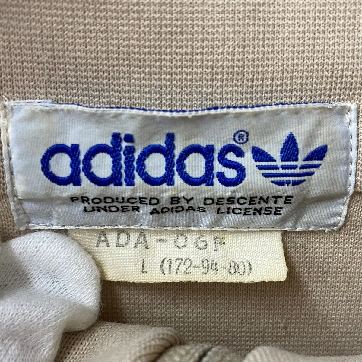 アディダス adidas 80s デサント トレフォイル ヴィンテージ トラック 