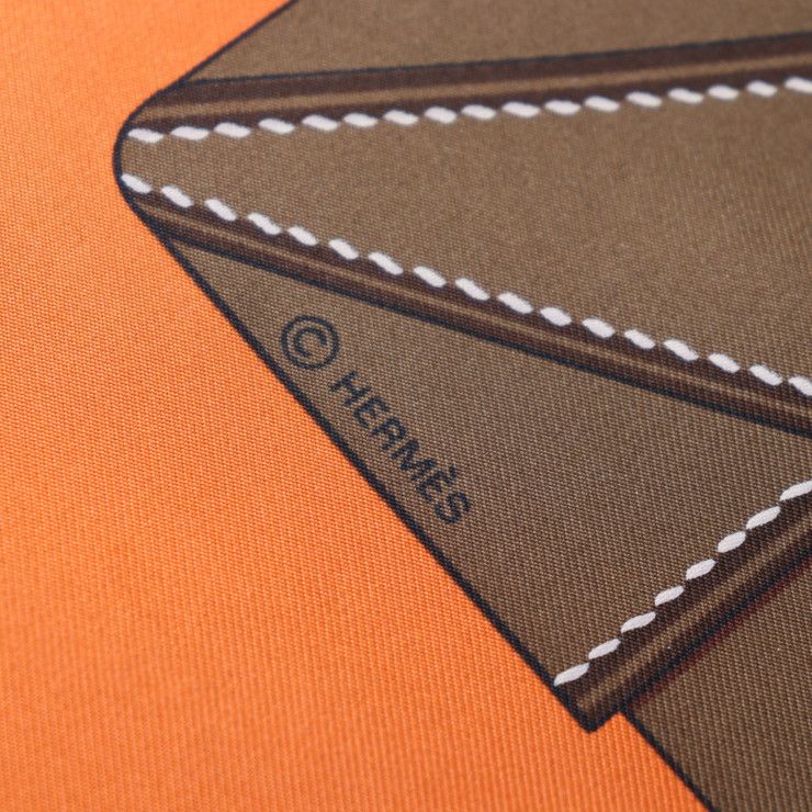 HERMES エルメス TOUT CUIR すべて皮 スカーフ - シルク