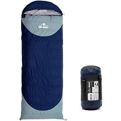 Fkstyle 寝袋 冬用寝袋 シュラフ 封筒型 キャンプ アウトドア 連結可能