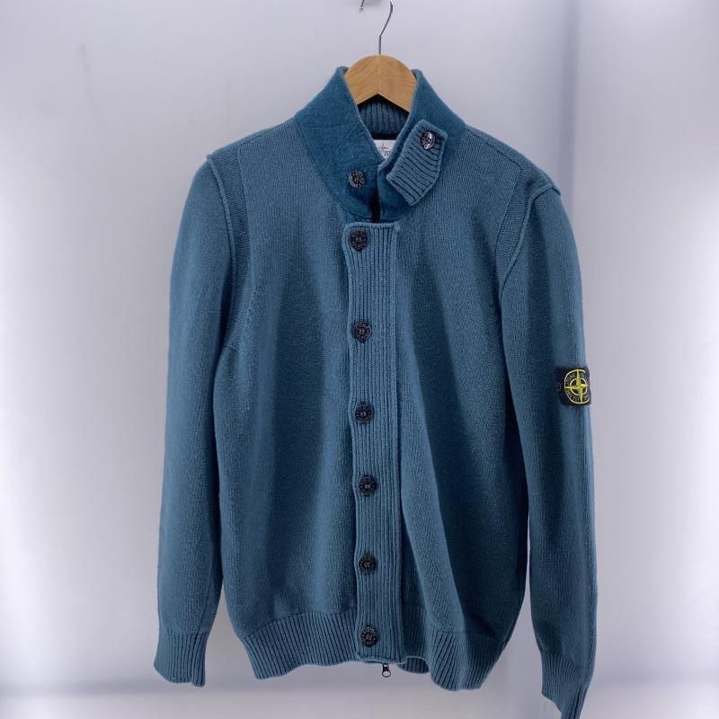 STONE ISLAND ハイネックウールニット エメラルド サイズL 7715547A3 ストーンアイランド 24