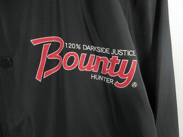 バウンティハンター　刺繍ロゴ ブラック スタジャン バウンティハンター Bounty Hunter スタジアムジャンパー
