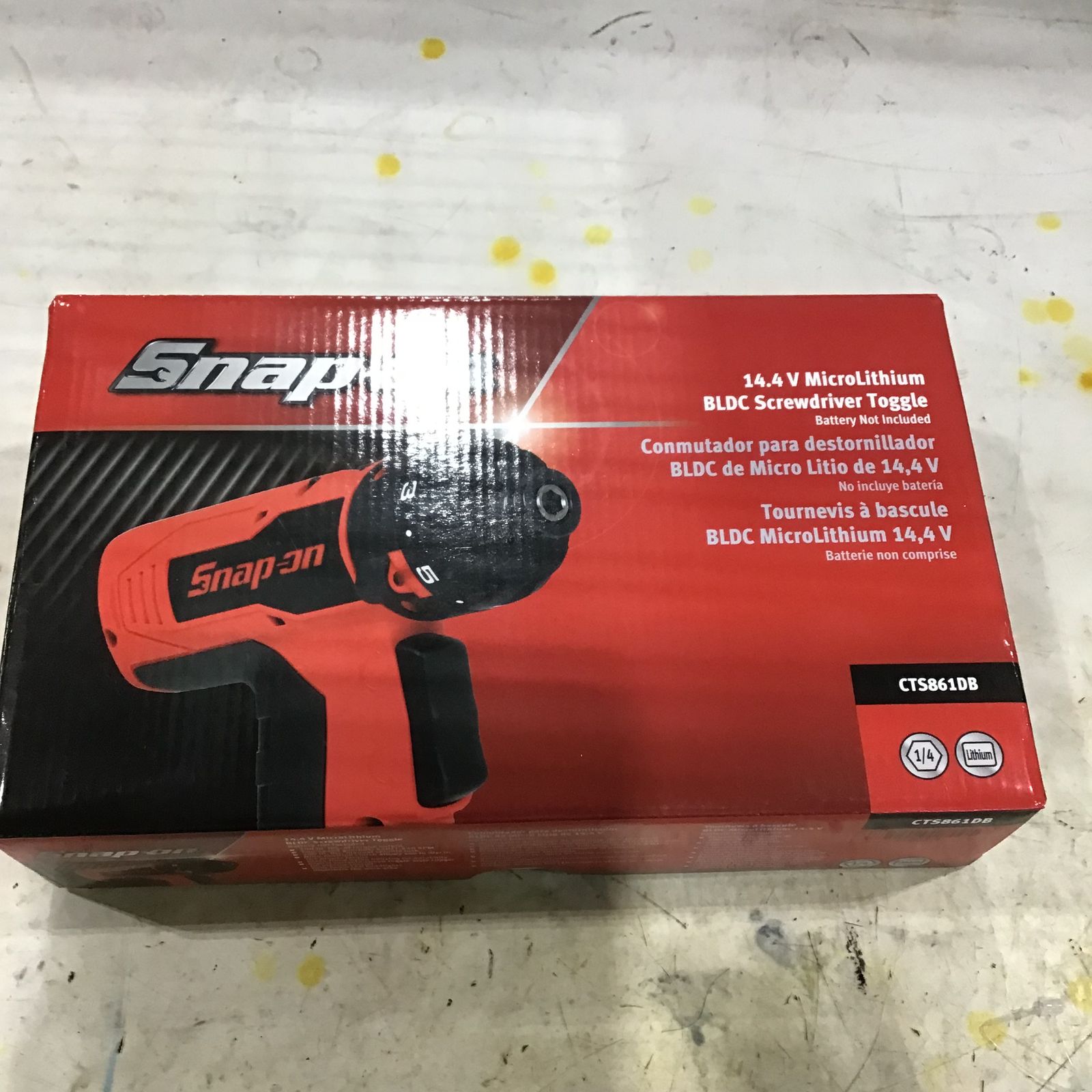CT861 Snap-on スナップオン CTS861DB 14.4 V 1/4 六角マイクロ 