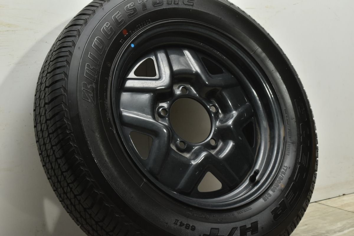 ［Ｂ］新車外しジムニーJB64純正175/80/R16 5本セット 新車外し品】スズキ JB64 ジムニー 純正 16in 5.5J +22 PCD139.7