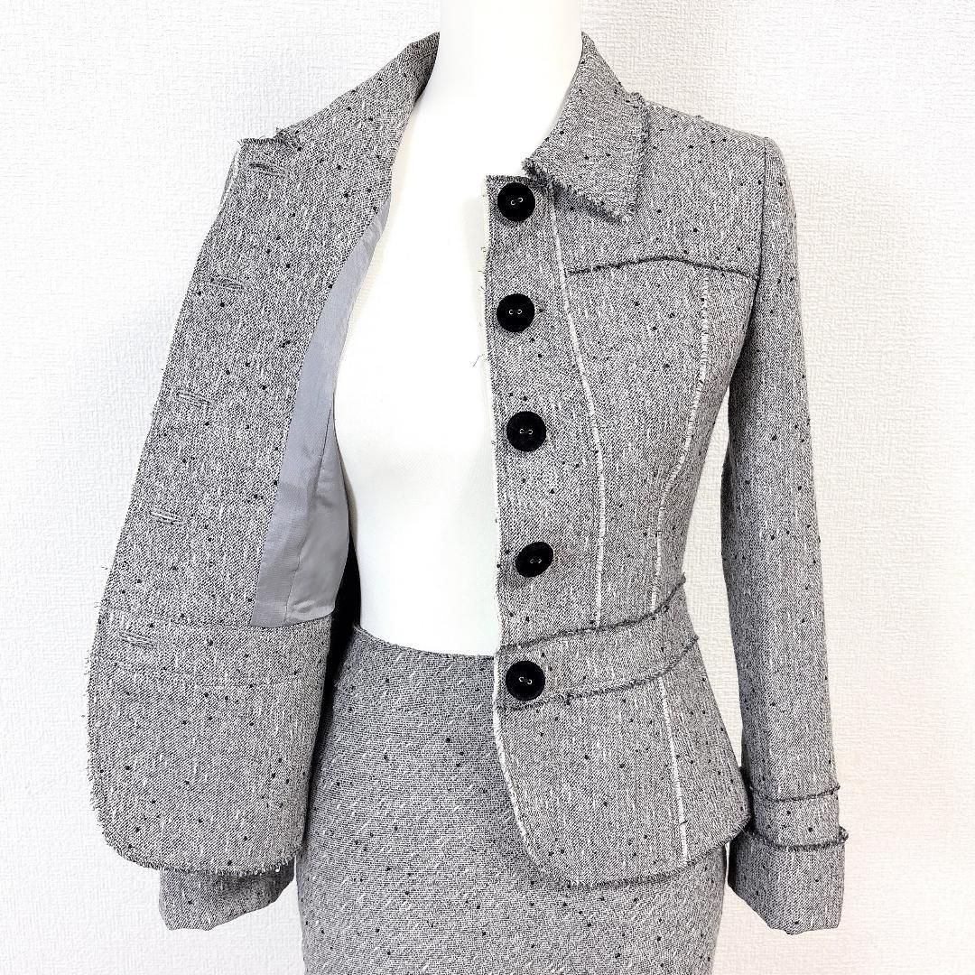 LANVIN COLLECTION スカートセットアップ 36 グレー NICORILABO_COM