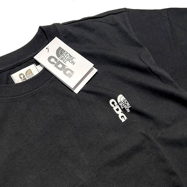CDG NORTH FACE Tシャツ ブラック US Mサイズ-