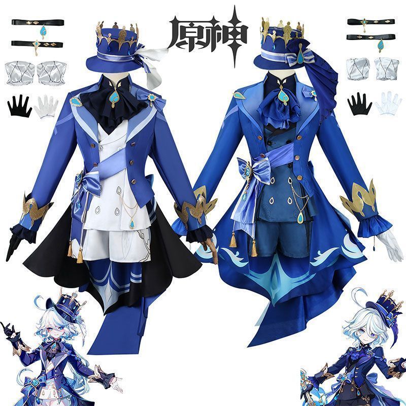 原神 Genshin フリーナ コスプレ衣装 水神 フカロス 闇 光 ゲーム キャラ げんしん ヒロイン コスプレ コスチューム ハロウィン クリスマス 制服 大人 cosplay イベント