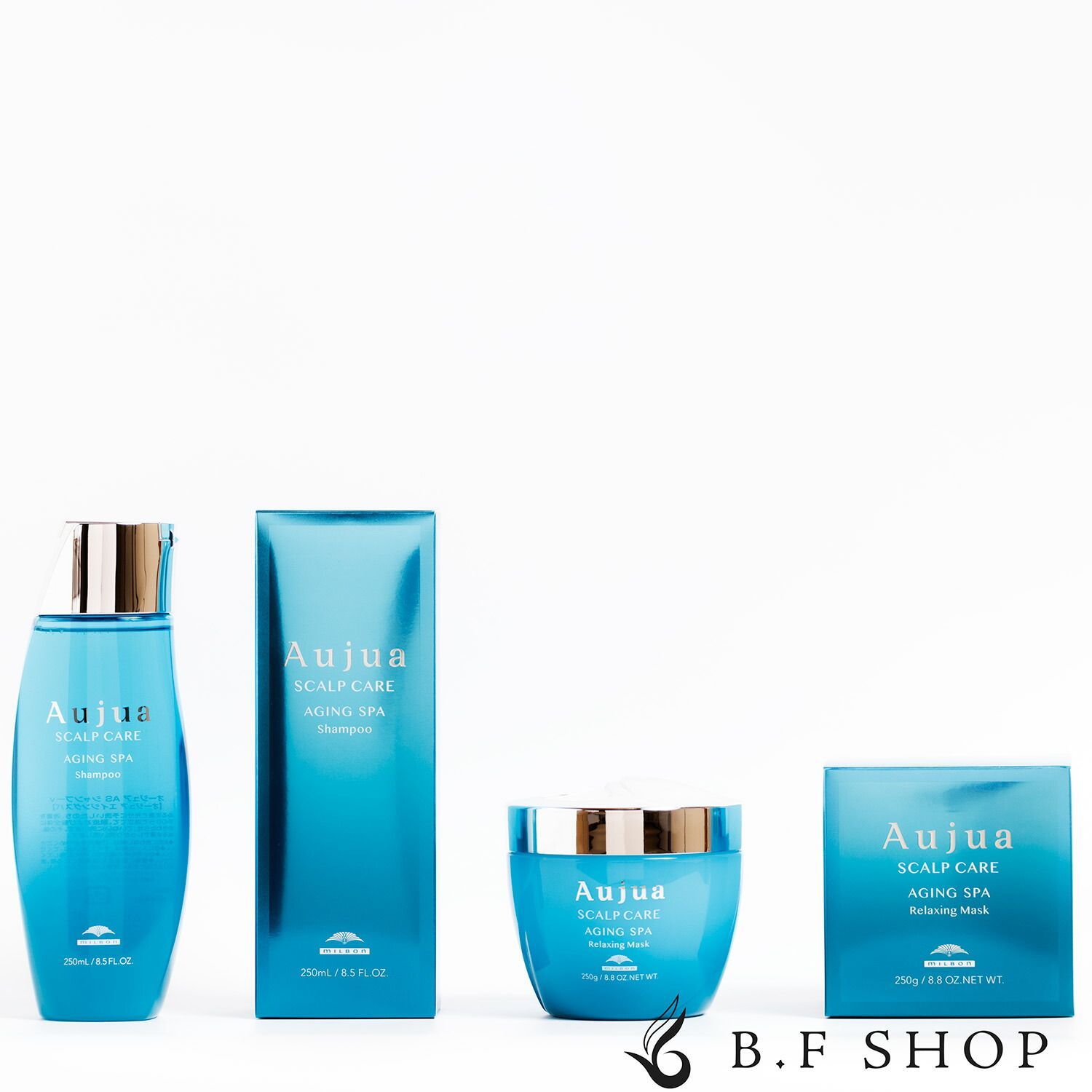 【セット品】ミルボン オージュア エイジングスパ シャンプー ＆リラクシングマスク 250ml milbon aujua LSC