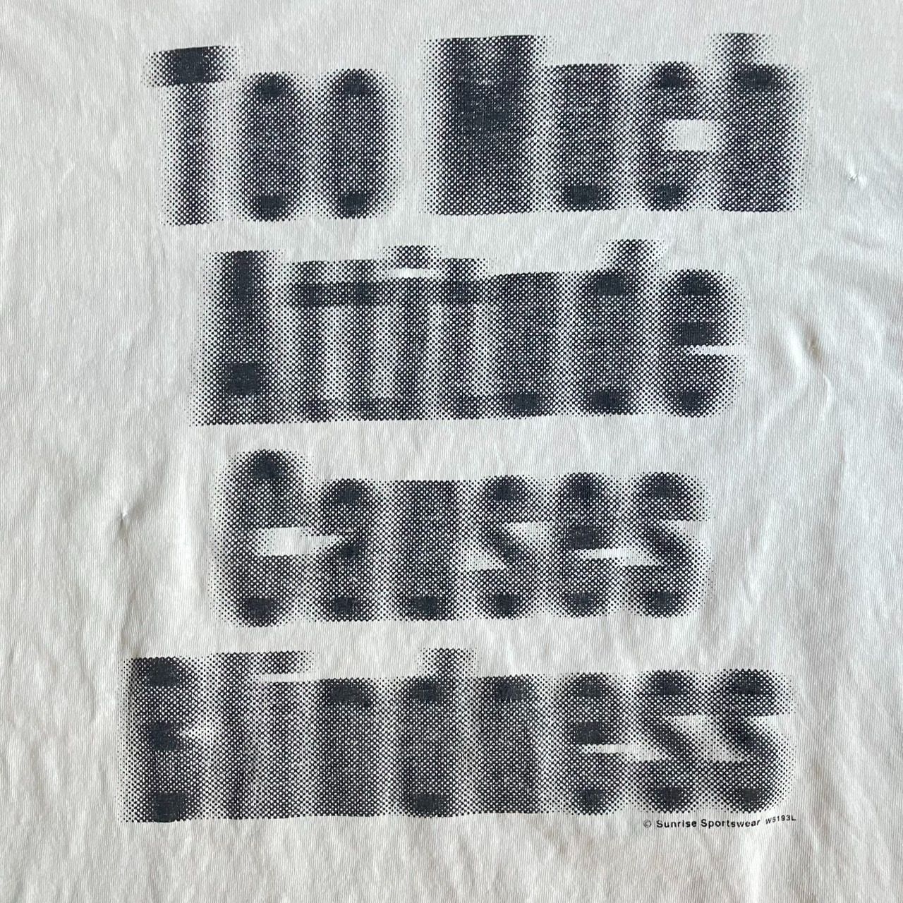 モーション文字 tシャツ 山田蓮 山田レン ボカシ字 山田蓮さん着用 90s Vintage Mosaic Message Tシャツ - メルカリ