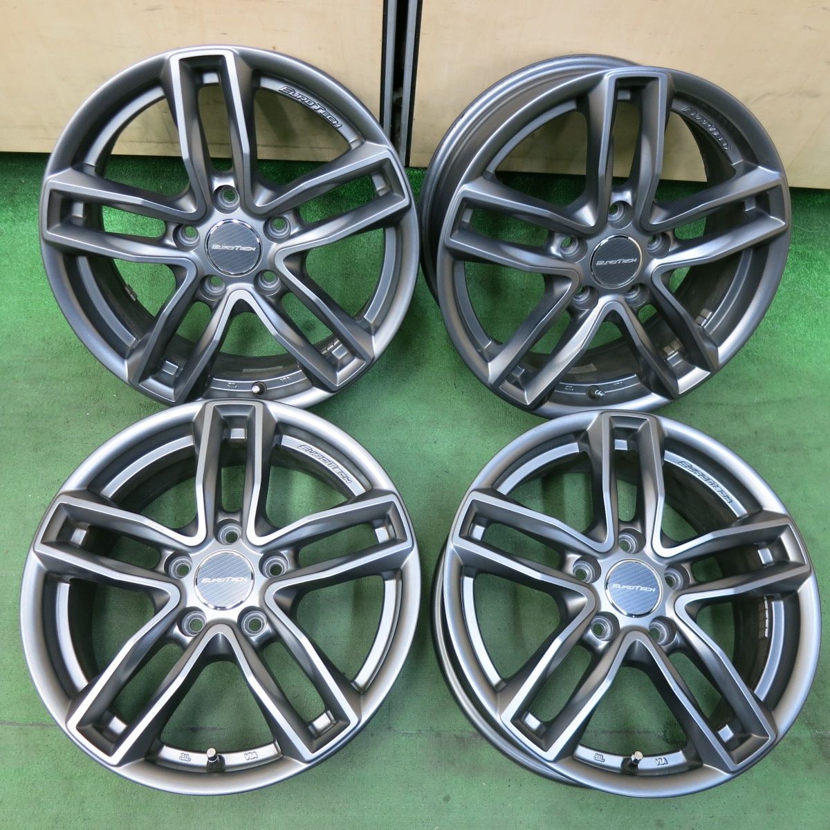 キレイ ワーゲン 等 EUROTECH GAYA5 ユーロテック ガヤ5 16インチ 16×6.5J PCD112|5H 5041816SYホ
