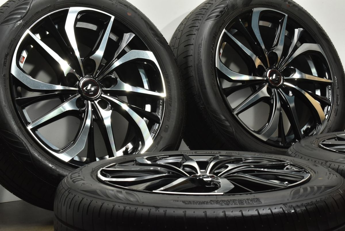 カスタム用に レオニス TE 17in 7J 42 PCD114.3 ダンロップ エナセーブ RC350 195 60R17 60 プリウス 交換用 LEONIS