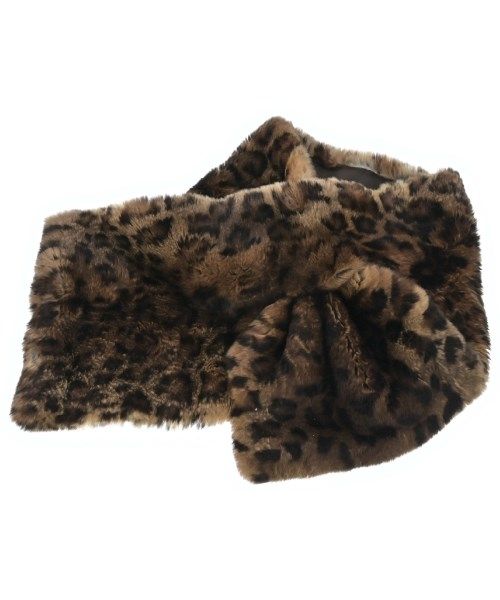 茶色90s old stussy 紺タグ USA製 ステューシー マフラー 90's