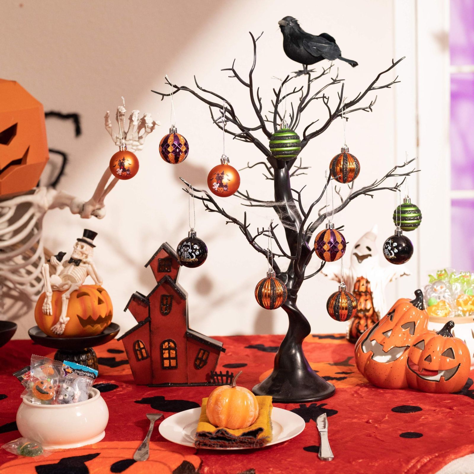 ♥色々ハロウィン飾り♡クリスマス飾り*季節飾り**♡♥ ハロウィン 飾り ツリー LED オーナメント 吊り下げ 装飾