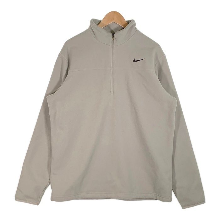 NIKE GOLF ナイキ ゴルフ ハーフジップ プルオーバーフリースジャケット ライトグレー 441300-061 Size XL
