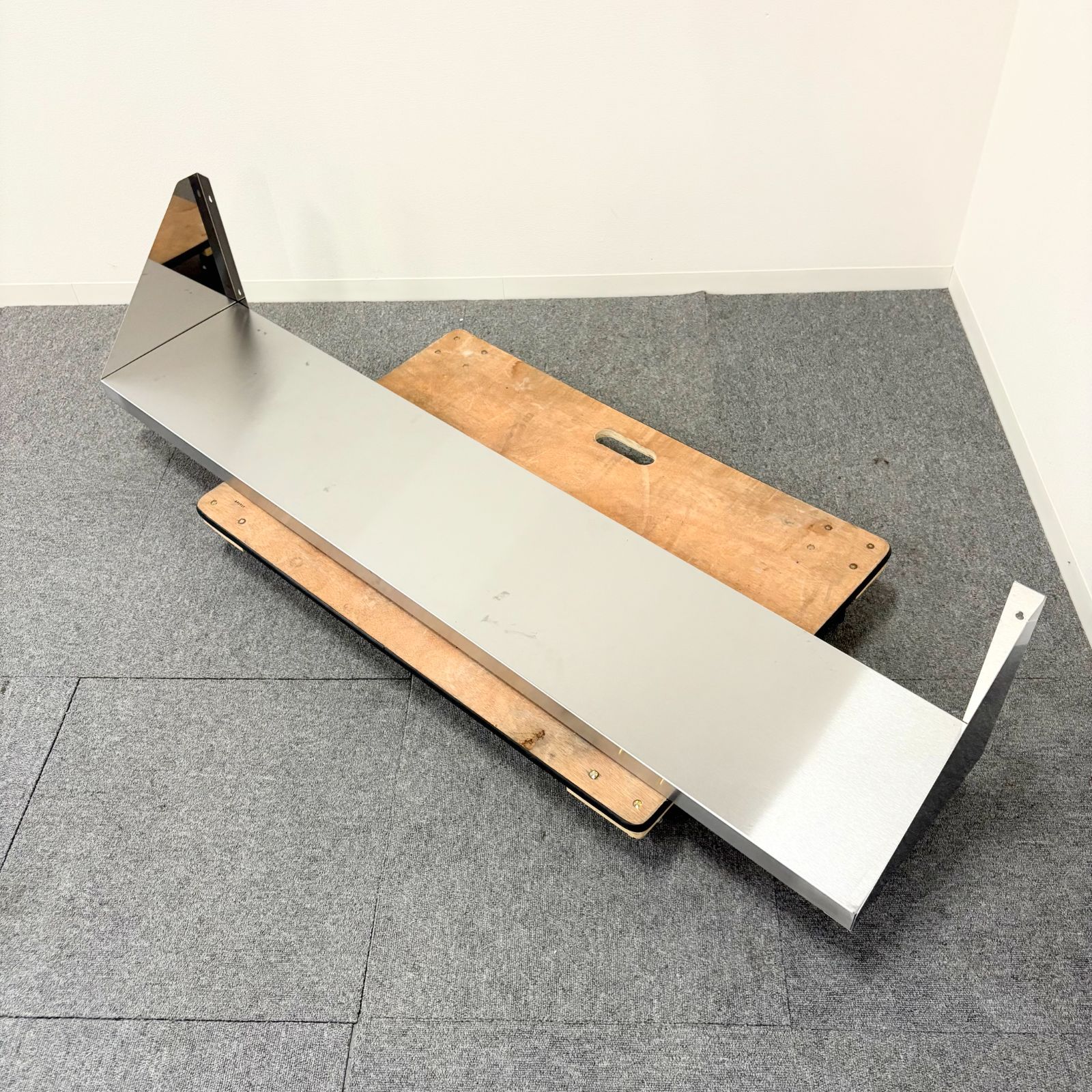 ステンレス平棚/幅1500mm×奥行300mm×高さ297mm/業務用/厨房機器/棚/台