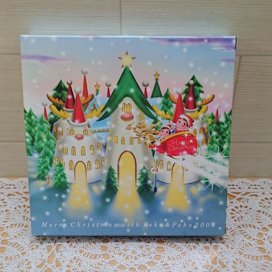 不二家クリスマスプレート 2003年 ペコちゃんお皿 - メルカリ