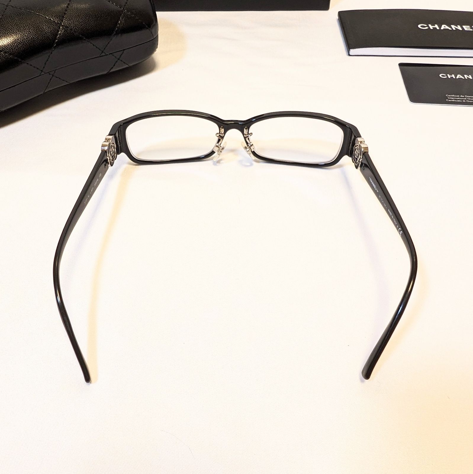 CHANEL シャネル 3131 ココマーク カメリア 度入り強 CHANEL シャネル メガネ 度入り 3131 カメリア ココマーク