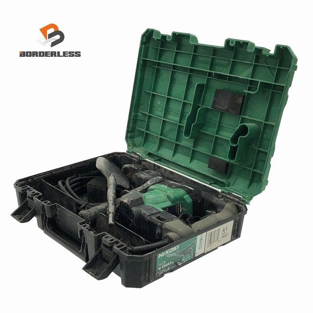 品 HiKOKI ハイコーキ 100V 電動ハンマー H41SA3 ケース付 六角軸 はつり機 ハツリ機 斫り機 粉砕 穴あけ116849