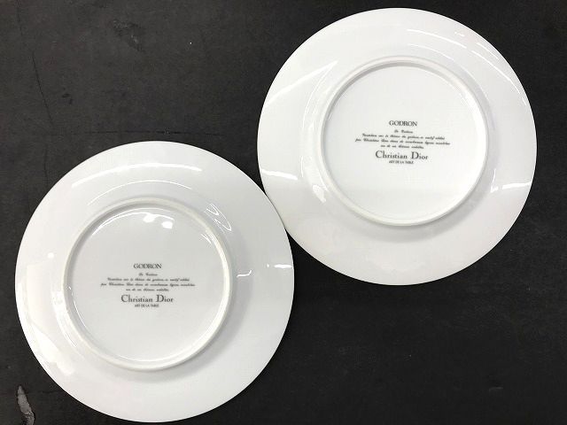Christian Dior GODRON お皿　6枚セット Christian Dior GODRON お皿 6枚セット （Christian Dior（食器