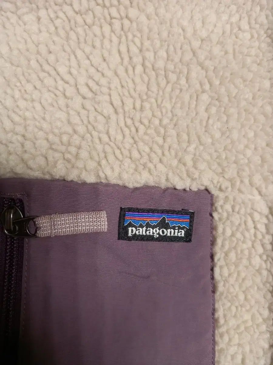パタゴニア レトロ フリース アイボリー パープル 12歳 55