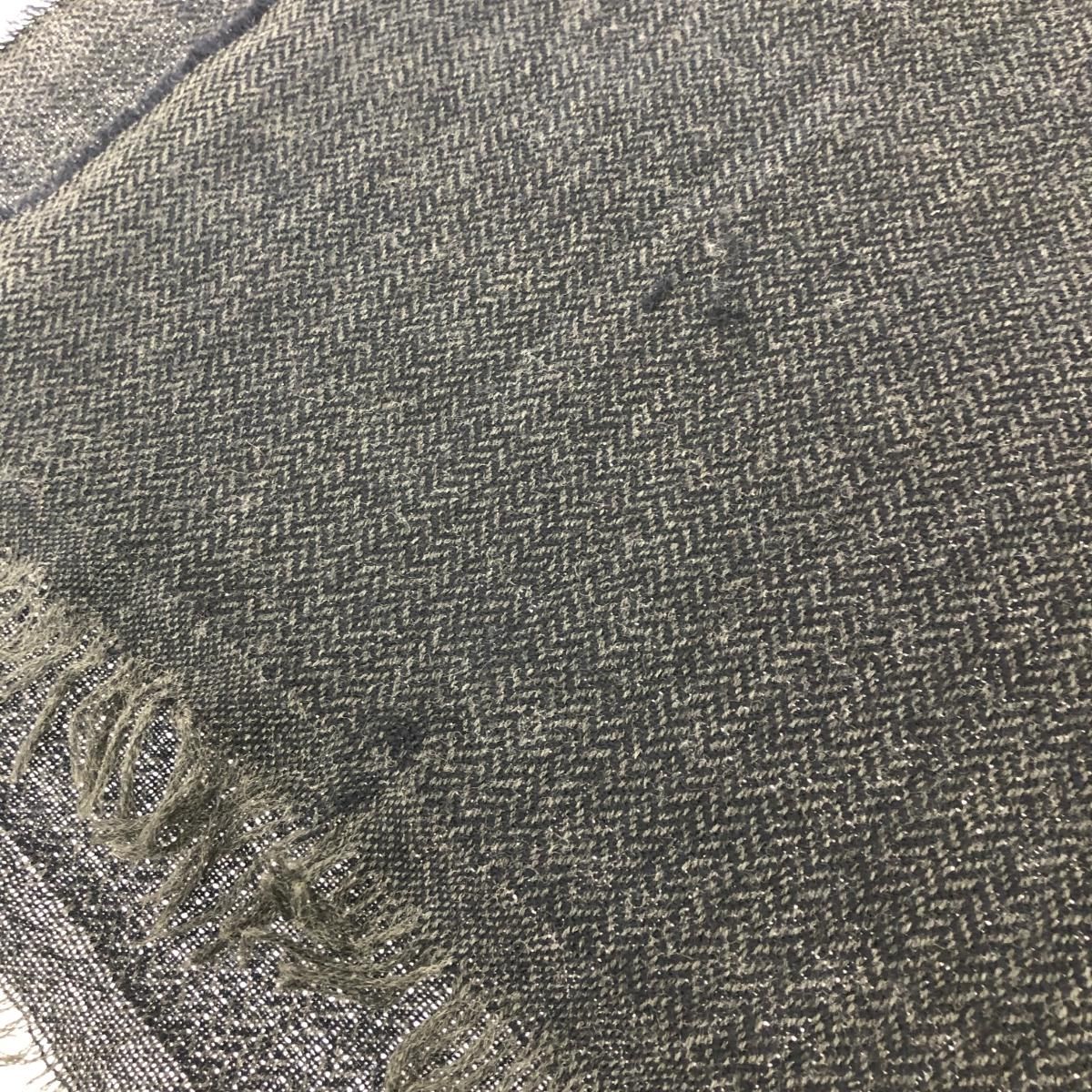 Dior HOMME ストール（黒）Bee刺繍入り Dior HOMME ストール（黒）Bee刺繍入り