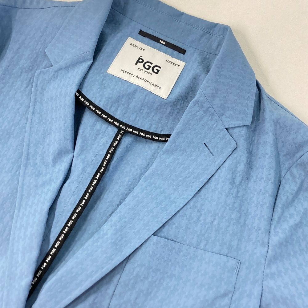 サイズ：0 PGG PEARLY GATES パーリーゲイツ 2023年モデル ジャケット パンツ　セットアップ  ブルー系 [240101477611] ゴルフウェア レディース ストスト PGG PEARLY GATES パーリーゲイツ 2023年モデル ジャケット