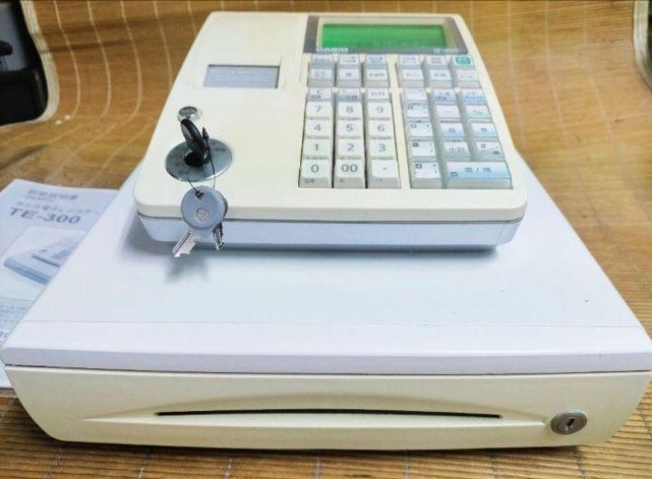 カシオレジスター　TE-300　フル設定無料　送料無料人気機種　208085 カシオレジスター TE-300 フル設定無料 送料無料人気機種 151617