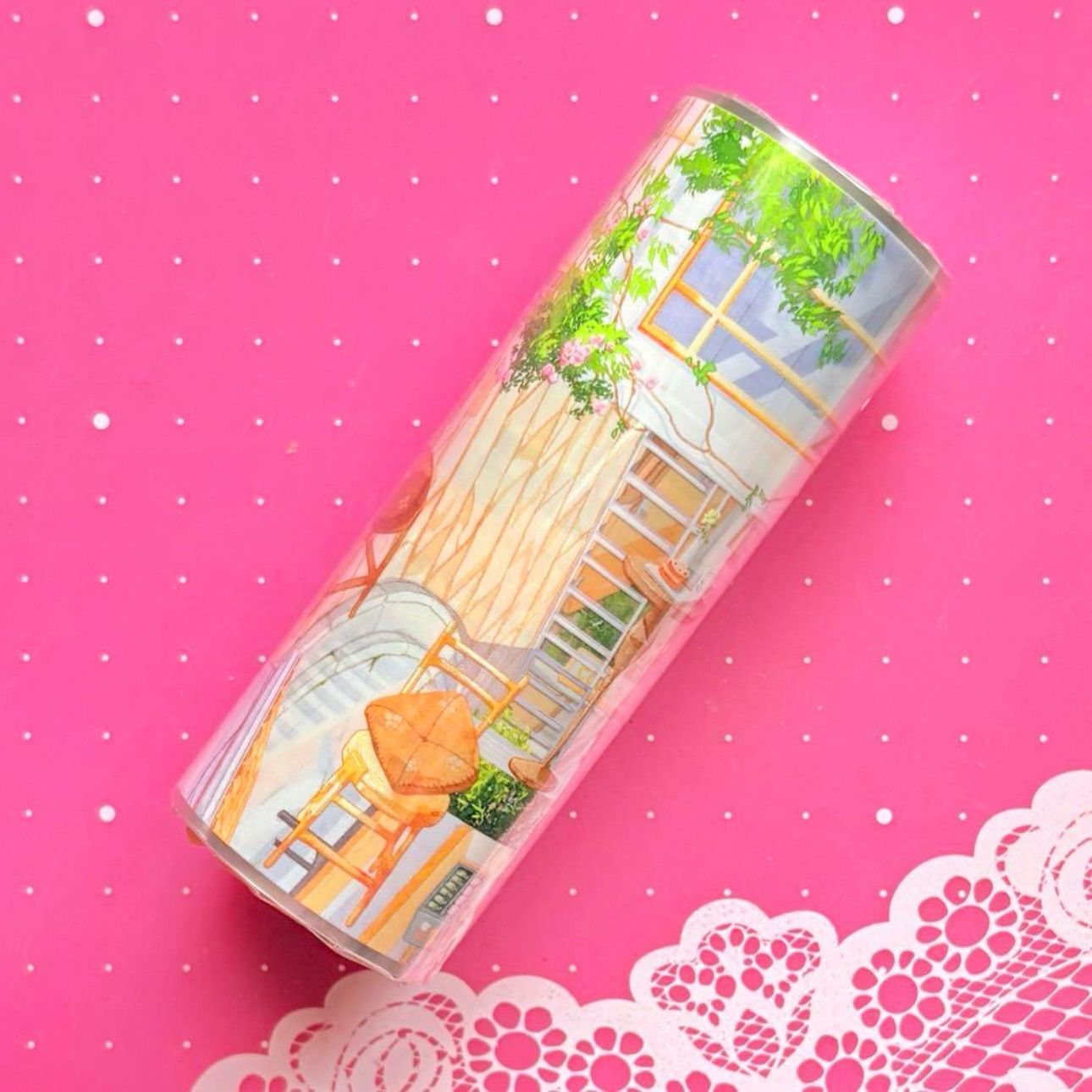 PET 10.3cm×5m 81cm/loop 景岸小筑 海外マスキングテープ 海外マステ