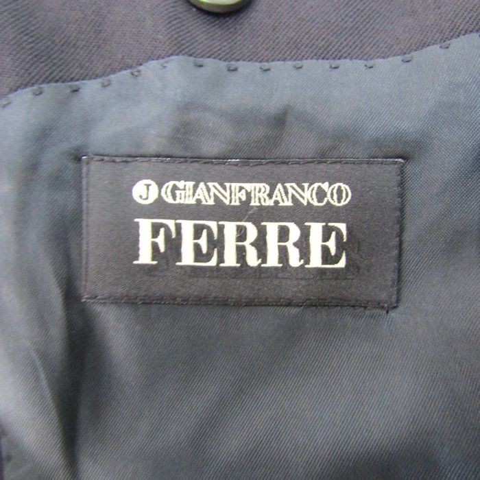 GIANFRANCO FERRE テーラードジャケット 38 ジャンフランコフェレ テーラードジャケット ウール混 ブランド