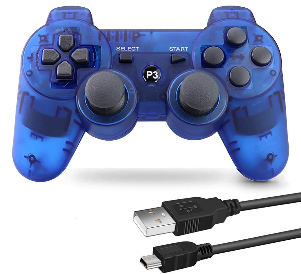 新着商品】PS3 用 ワイヤレスコントローラー Fancyan 6軸センサー DUAL