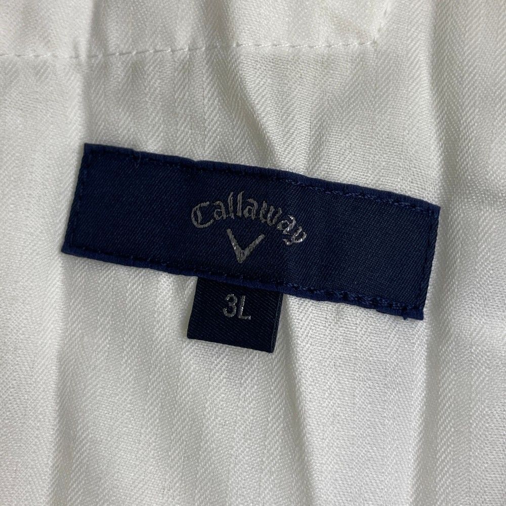 サイズ：3L CALLAWAY キャロウェイ  ストレッチパンツ  ホワイト系 [240101442546] ゴルフウェア メンズ ストスト サイズ：3L CALLAWAY キャロウェイ ストレッチパンツ ホワイト系