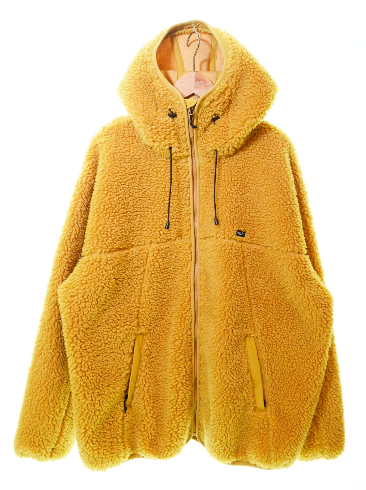 ハフ HUF STANDARD BOA HOODED JACKET ボアフリースジャケット 
